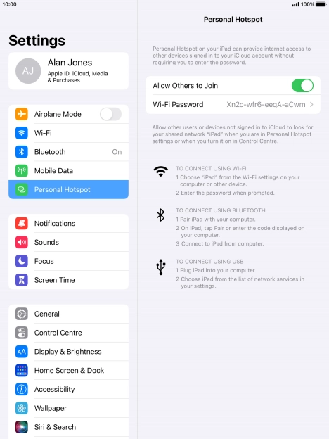 Press the Home key to return to the home screen.