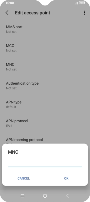 Key in 03 and press OK.
