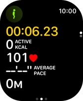 Slide your finger right starting from the left side of the screen.