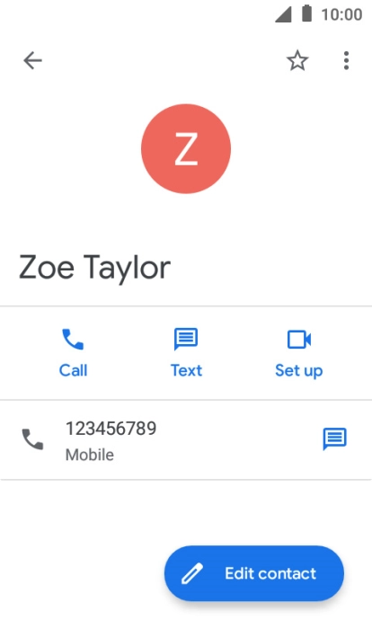 Press the Home key to return to the home screen.