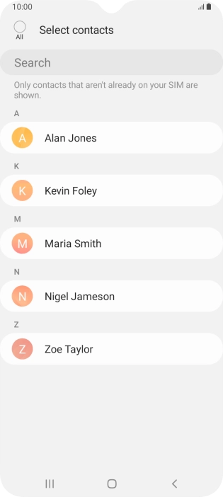 Press the field above 