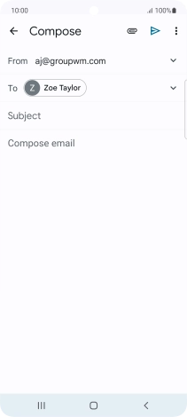 Press Subject and key in the required subject.