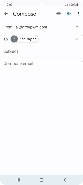 Press Subject and key in the required subject.