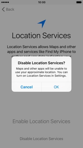 If you turn off the function, press OK.