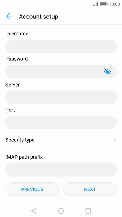 Press the field below 