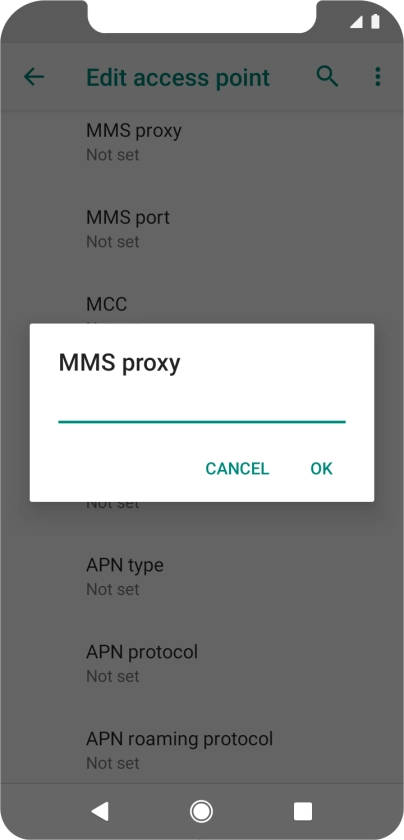 Key in 10.202.002.060 and press OK.