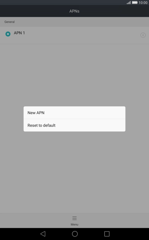 Press New APN.