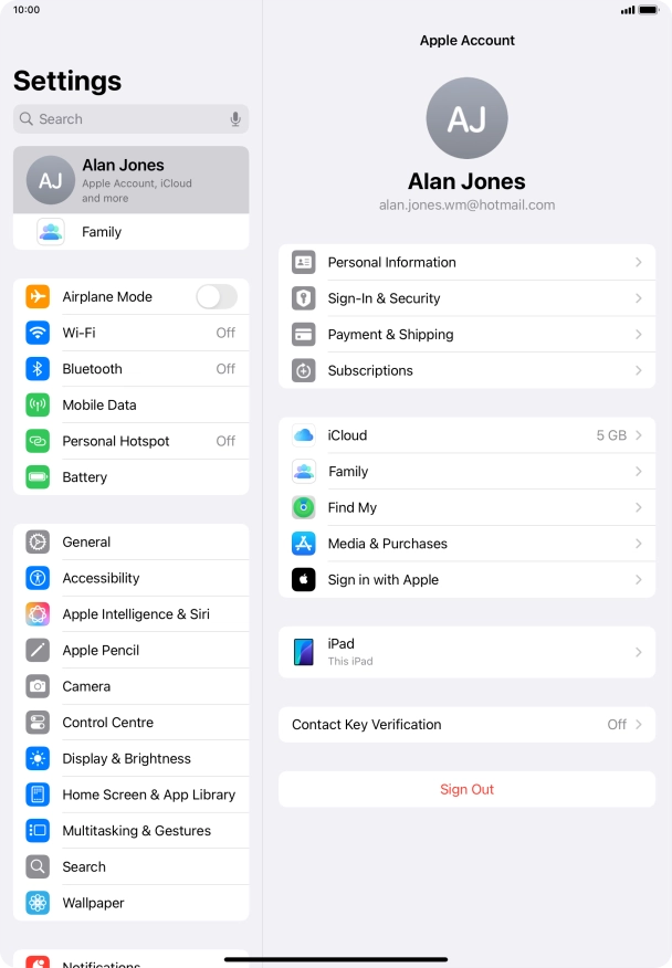 Slide your finger upwards starting from the bottom of the screen to return to the home screen.