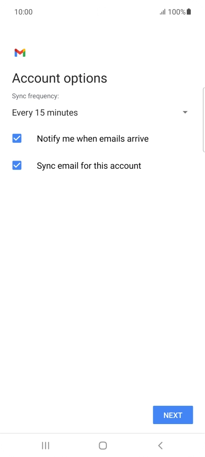 Press the drop down list below 