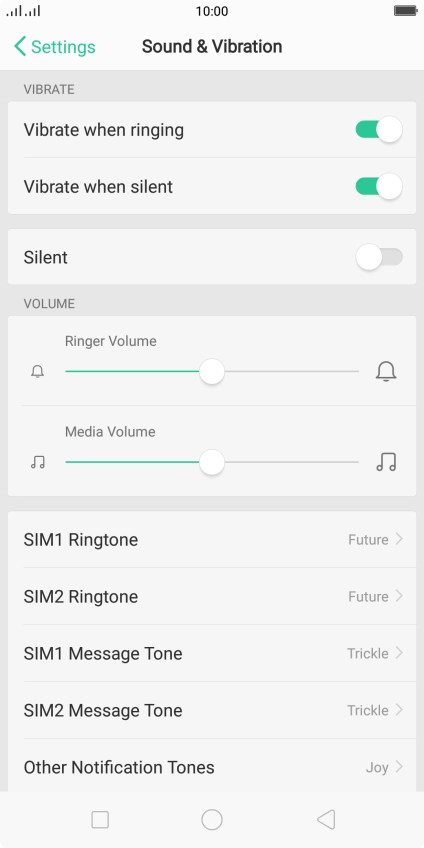 Press ‹SIM› Ringtone.