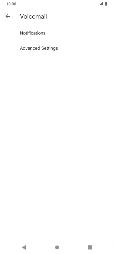 Press Advanced settings.