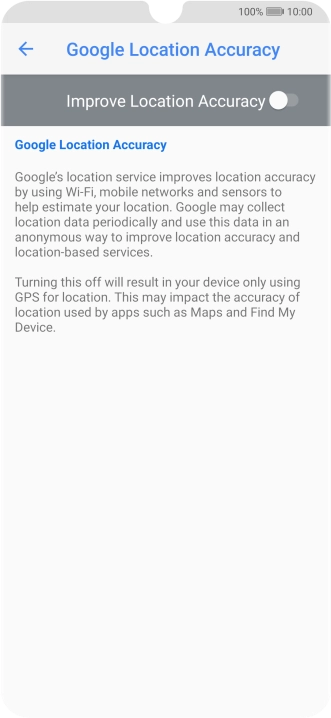 If you press the indicator next to 