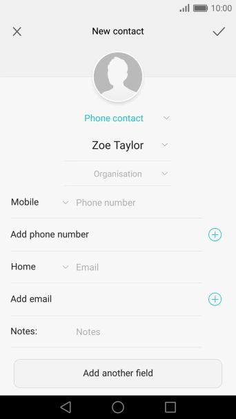 Press Phone number and key in the required phone number.