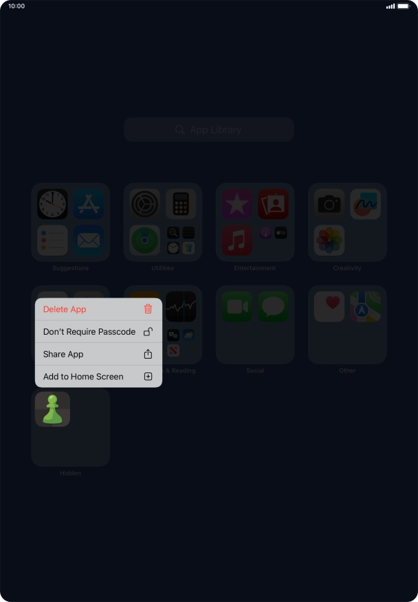Press Don't Require Passcode.