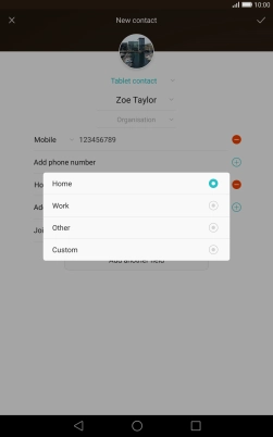 Press the required email type.
