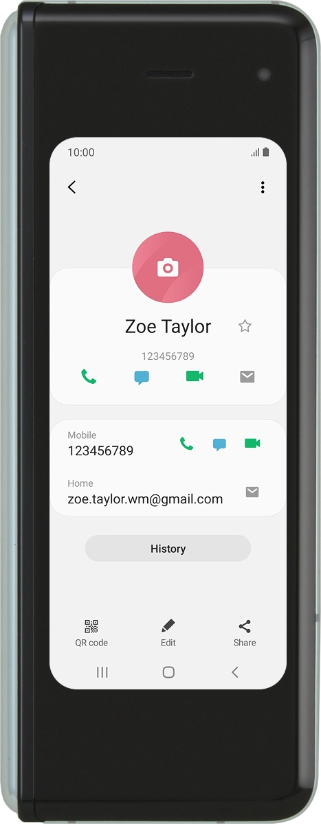 Press the call icon next to the required number.
