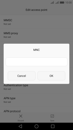 Key in 03 and press OK.