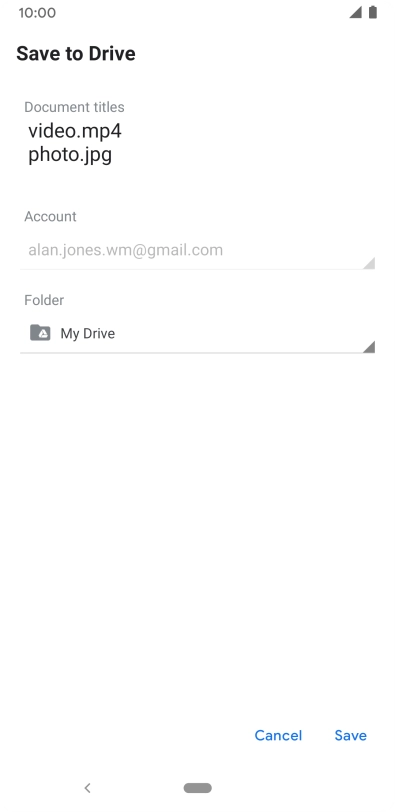 Press the field below 