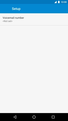 Press Voicemail number.