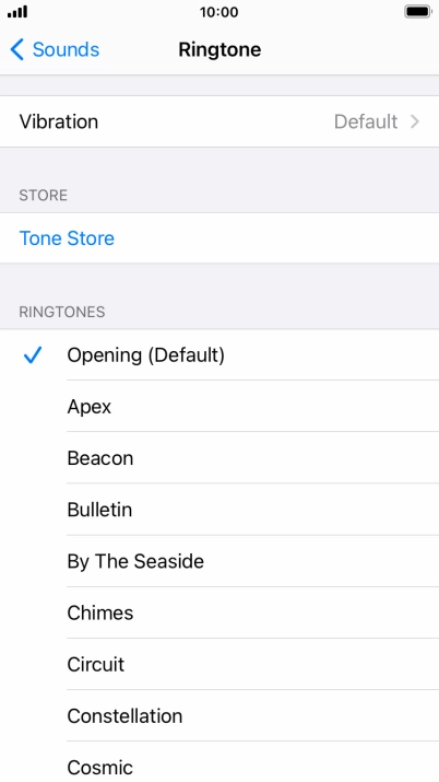 Press the required ring tones to hear them.
