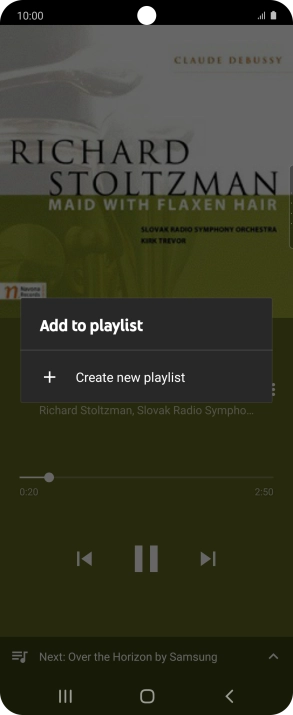 Press Create new playlist.