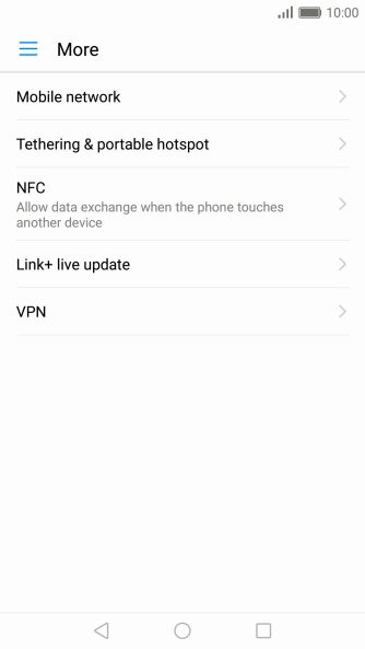Press Mobile network.