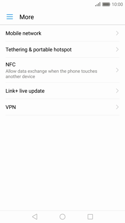 Press Mobile network.