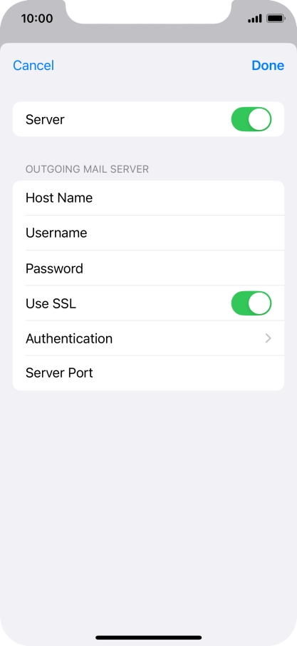 Press Authentication.