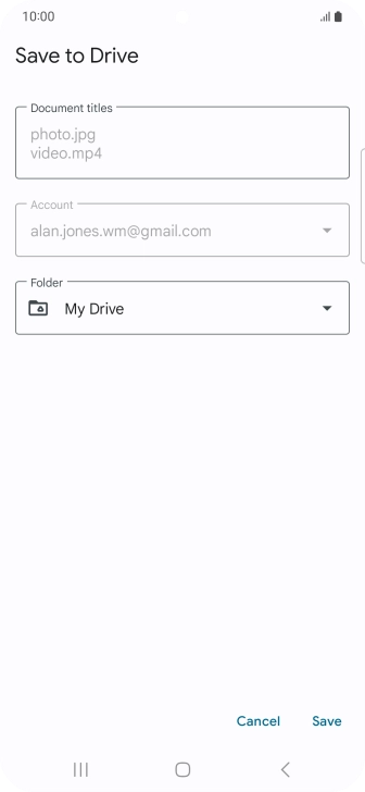 Press the field below 