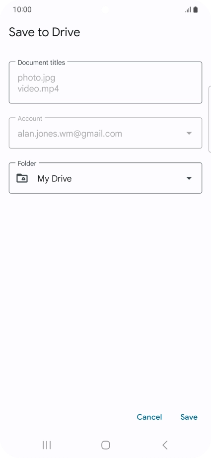 Press the field below 