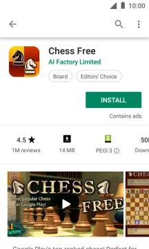 Press INSTALL and follow the instructions on the screen to install the app.