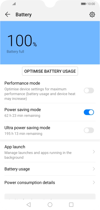 Press the Home key to return to the home screen.