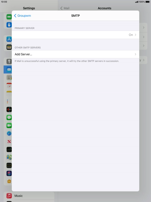 Press the field below 