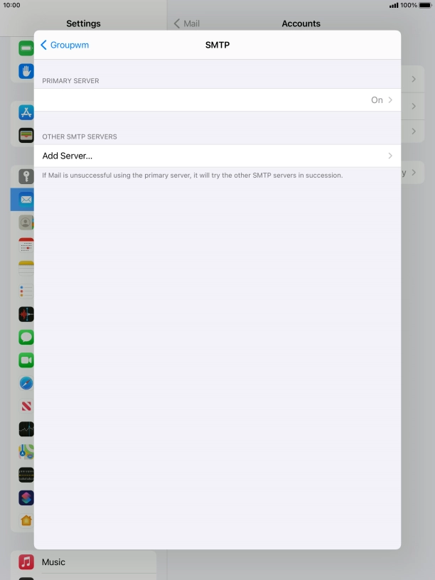 Press the field below 
