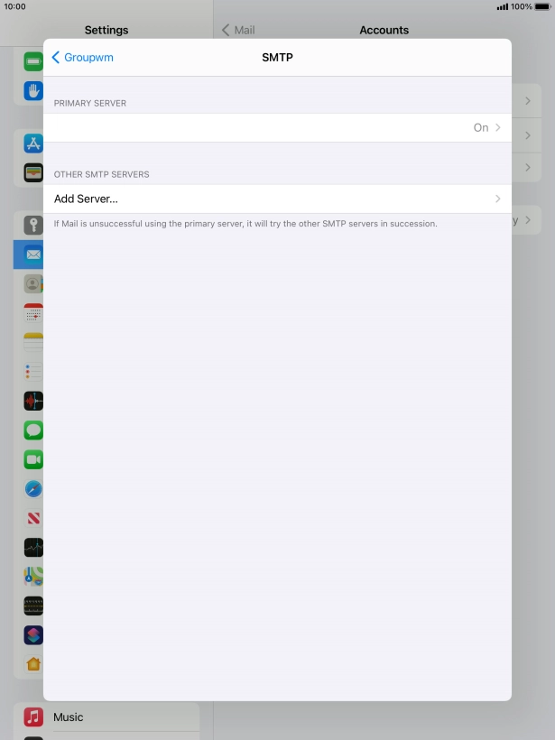 Press the field below 