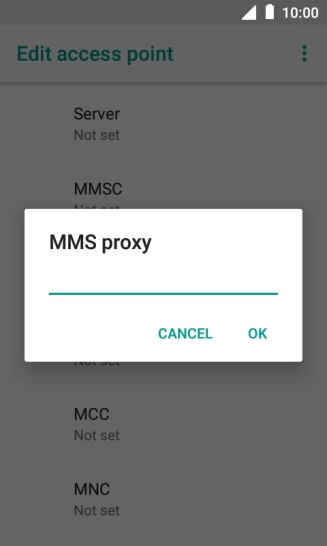 Key in 10.202.002.060 and press OK.