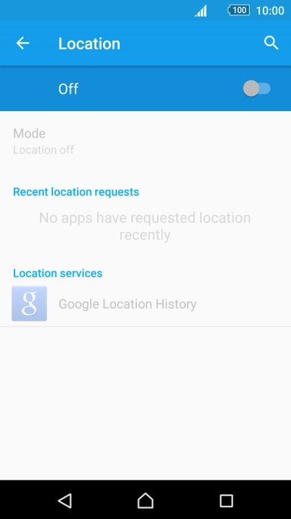 Press the indicator to turn the function on or off.