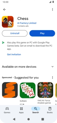 Press the Home key to return to the home screen.