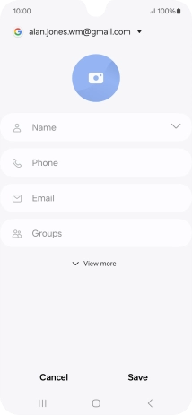 Press Name and key in the required name.