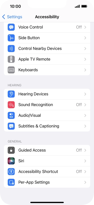 Press the required category below 