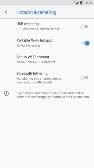 Press the Home key to return to the home screen.