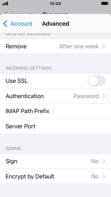 Press Authentication.