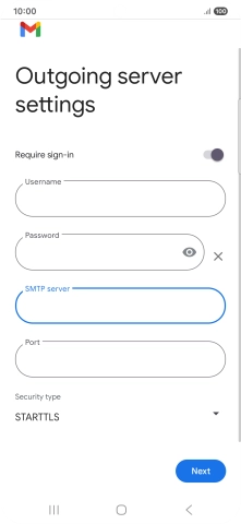 Press the field below 
