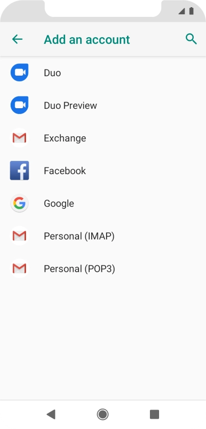 Press Personal (POP3).