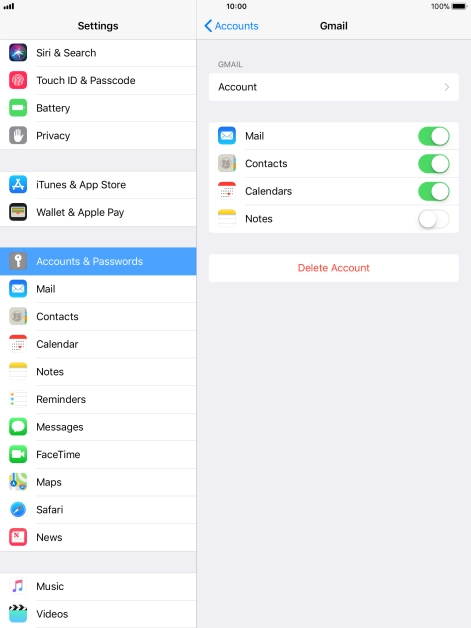 Press the Home key to return to the home screen.
