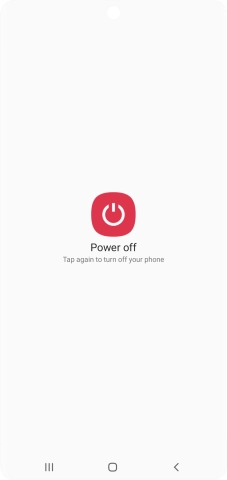 Press Power off.