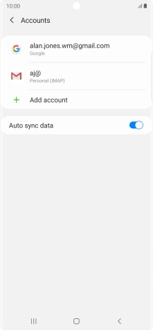 Press the Home key to return to the home screen.