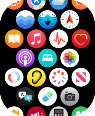 Press the heart rate sensor icon.