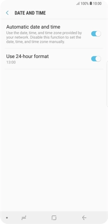 Press the Home key to return to the home screen.
