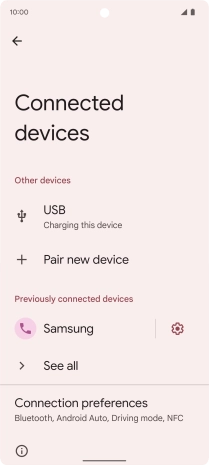 Slide your finger upwards starting from the bottom of the screen to return to the home screen.